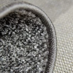 Xrugs Modern Rug Silver Grey Ivory Abstract Design Woven Short Pile Carpet Mat For Living Room & Bedroom