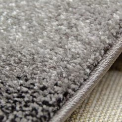 Xrugs XRUG Modern Grey Rug Geometric Pattern Woven Short Pile Carpet Mat For Living Room Or Bedroom