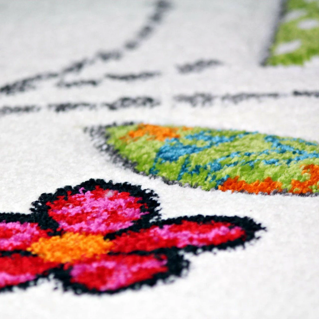 Xrugs Nursery Rug White For Kids Bedroom Playroom New Thick Unisex Children Carpet Mat 3 Xrugs Nursery Rug White For Kids Bedroom Playroom New Thick Unisex Children Carpet Mat