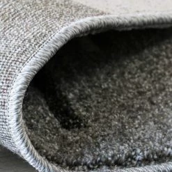 Xrugs XRUG Modern Geometric Grey Geometric Rug Checkered Design Woven Short Pile Carpet Mat For Living Room Or Bedroom