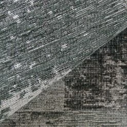 Xrugs XRUG Modern Grey Rug Vintage Patchwork Design Woven Jacquard Weave Carpet Mat For Living Room & Bedroom Floor