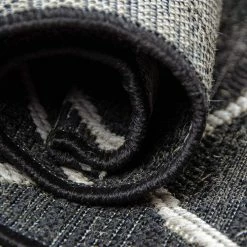 Xrugs Kitchen Rug Black Grey Check Pattern Hard Wearing Flat Weave Carpet Indor Floor Mat 9 Xrugs Kitchen Rug Black Grey Check Pattern Hard Wearing Flat Weave Carpet Indor Floor Mat