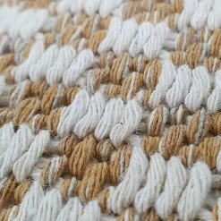 Xrugs Cotton Rugs Small Extra Large Runners Mustard Yellow Cream White Washable Flat Weave Carpets Striped Woven Area Mats