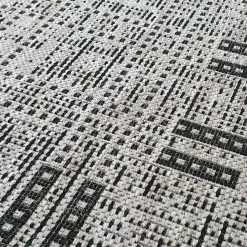 Xrugs Modern Grey Rug Flat Weave Jute Look Sisal Look Rug Carpet Runner Floor Mat Small Large New Kitchen