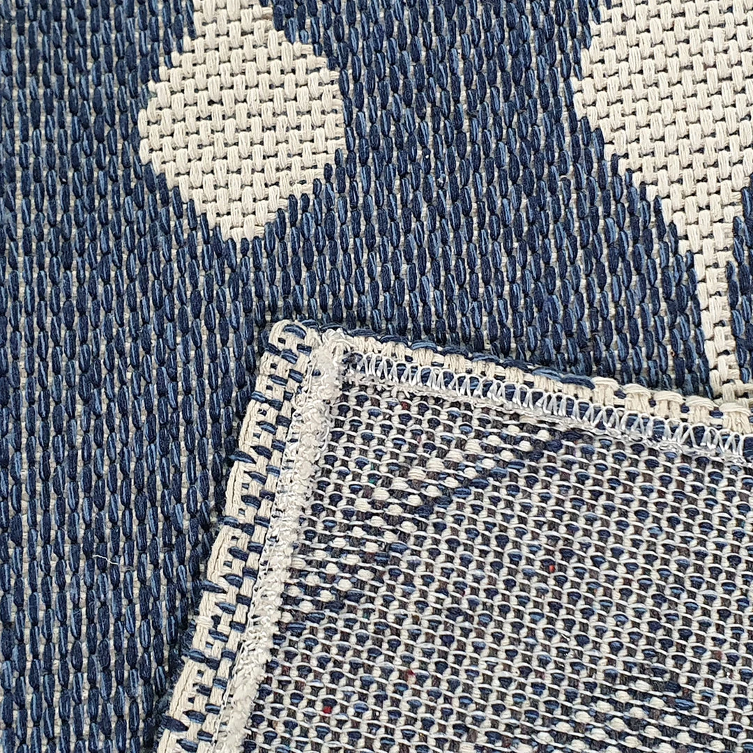 Xrugs Cotton Rugs Cotton Rug Navy Blue Diamond Pattern Washable Flat Weave Mat Woven Carpet Small Extra Large 10 Xrugs Cotton Rugs Cotton Rug Navy Blue Diamond Pattern Washable Flat Weave Mat Woven Carpet Small Extra Large
