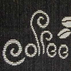 Xrugs Kitchen Rug Coffee Design Black And White Hard Wearing Flat Woven Floor Carpet Area Mat