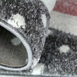 Xrugs Nursery Rug Grey Kids Neutral Animals Children Bedroom Carpet Playroom Mat Pink Bunny 9 Xrugs Nursery Rug Grey Kids Neutral Animals Children Bedroom Carpet Playroom Mat Pink Bunny