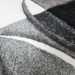 Xrugs Modern Rugs For Living Room Grey Black White Carpet Mat Check Design Small Large