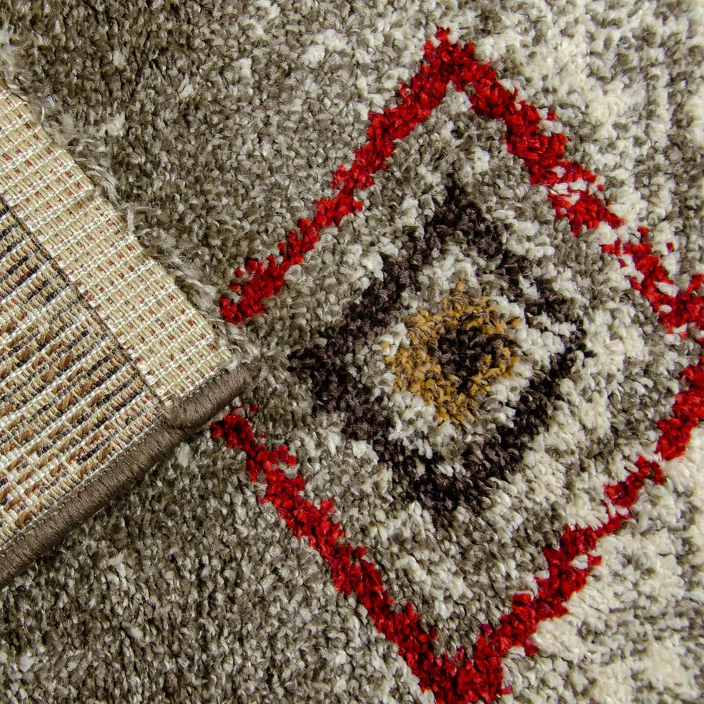 Xrugs XRUG Modern Grey Silver Rug Geometric Pattern Bedroom Living Room Carpet Woven Short Pile Mat 4 Xrugs XRUG Modern Grey Silver Rug Geometric Pattern Bedroom Living Room Carpet Woven Short Pile Mat