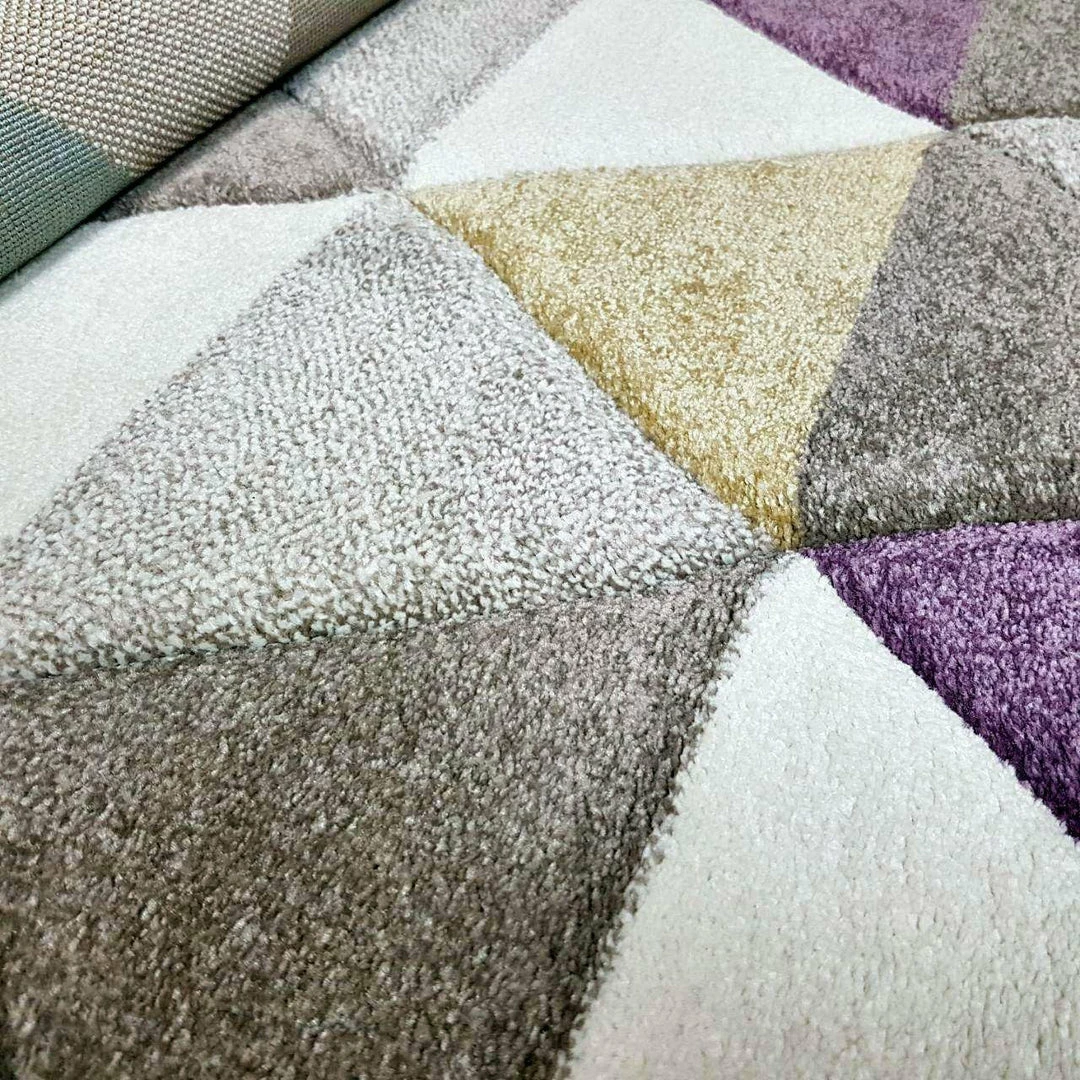 Xrugs Living Room Rug Bedroom Carpet New Thick Mat Pastel Multi Colour Diamond Pattern Modern 2 Xrugs Living Room Rug Bedroom Carpet New Thick Mat Pastel Multi Colour Diamond Pattern Modern