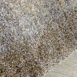 Xrugs Modern Border Design Rug Brown Beige Thick Pile Woven Carpet Mat For Living Room & Bedroom