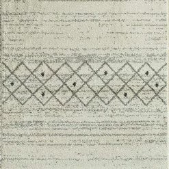 Xrugs Cream Rug 120x170 Thick Pile Geometric Modern Rugs Bedroom Living Room Carpets