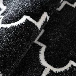 Xrugs Modern Black And White Rug For Living Room Bedroom Thick Soft Oriental Pattern Carpet