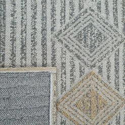 Xrugs Grey Rug Modern Shabby Chick Pattern 100% Cotton Small Large XL Washable New Mat Flat Weave Rugs Stirped Diamond Design 20 Xrugs Grey Rug Modern Shabby Chick Pattern 100% Cotton Small Large XL Washable New Mat Flat Weave Rugs Stirped Diamond Design
