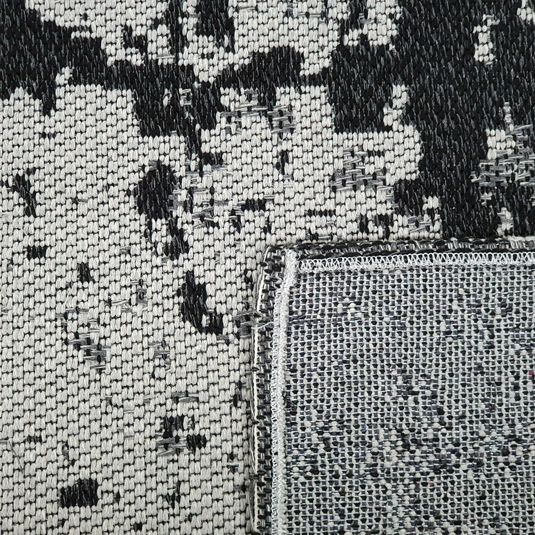 Xrugs Grey Black Distressed Rug Washable Cotton Carpet Large Small Runner Living Room Bedroom Mat Cotton Rugs 8 Xrugs Grey Black Distressed Rug Washable Cotton Carpet Large Small Runner Living Room Bedroom Mat Cotton Rugs