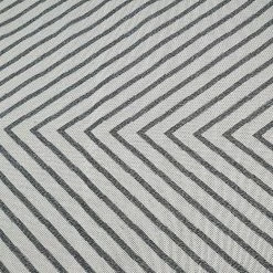 Xrugs Сream Geometric Rug 100% Cotton Large Small Woven Carpet Grey Pattern Area Mat