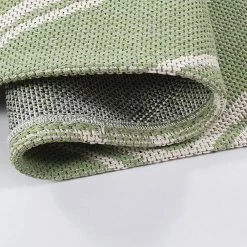 Xrugs Green Cotton Rug Large Small Dimond Patterned Rug Runner Pastel Light Green Carpet Living Room Bedroom Mat Flatweave Washable Rug Cotton Rugs