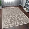 Xrug Beige Cream Rug Living Room Bedroom Extra Large Small Flat Weave + Low Pile