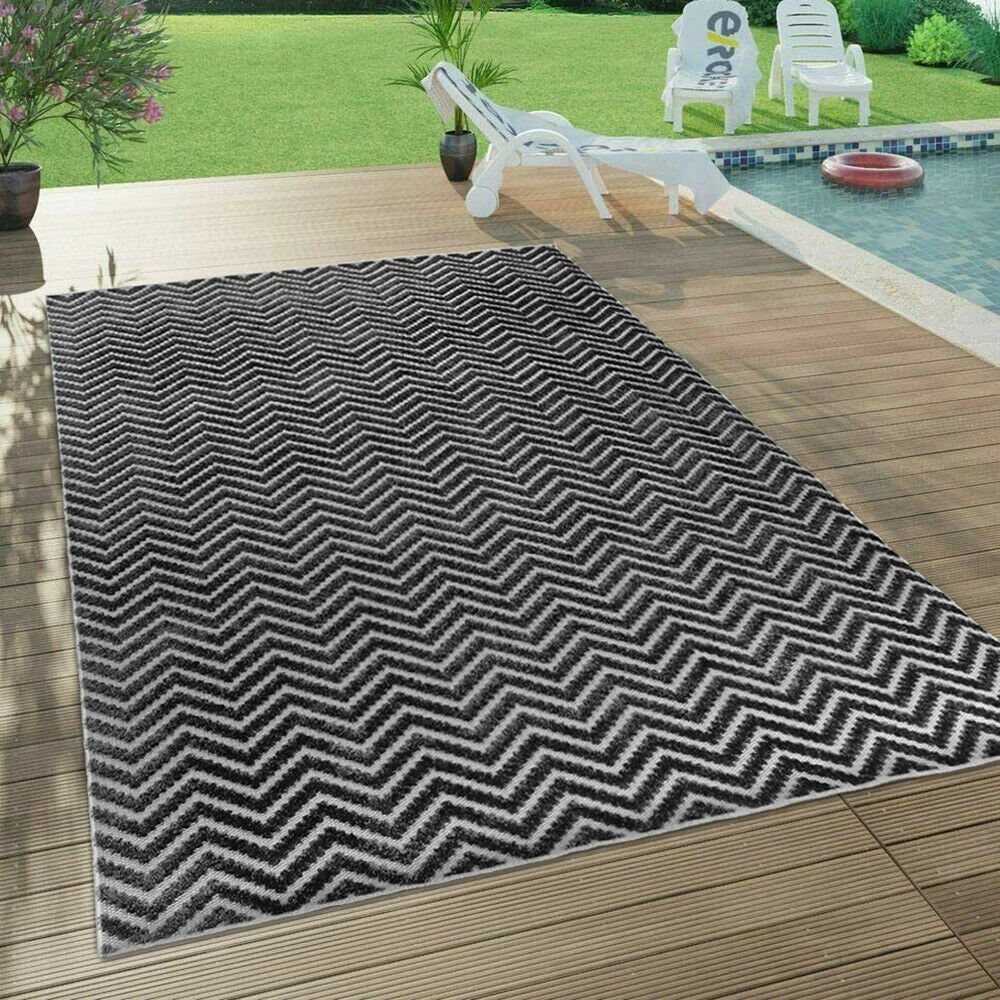 Xrug Outdoor Rug Grey Black Large XL Small Patio Garden Decking Geometric Soft Mat Outdoor Rugs 1 Xrug Outdoor Rug Grey Black Large XL Small Patio Garden Decking Geometric Soft Mat Outdoor Rugs