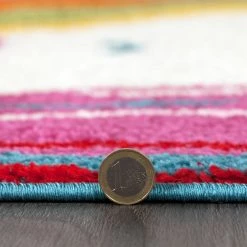 Xrugs Кids Unicorn Rug Woven Girls Bedroom Baby Nursery Rug Playroom Mat 80x120 Carpet Kids