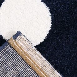 Xrugs Kids Blue Кids Floor Rug Childrens Play Rug Dots Small Large Carpet Bedroom Round Mat