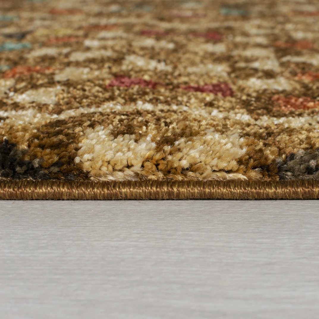 Xrugs Modern Brown Patterned Rug Berber Design Woven Bedroom Living Room Rug Carpet Floor Mat