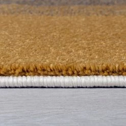 Xrugs Grey And Ochre Rug Modern Yellow Geometric Large Small Abstract Room Runner Mat