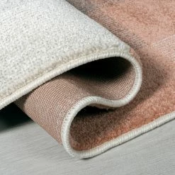 Xrugs Pink And Grey Rug Modern Geometric Pattern Large Small Abstract Room Runner Mat