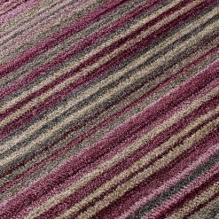 Xrug Wool Rug Handmade Purple Modern Striped Living Room Bedroom Carpet Thick Mat Runner New 6 Xrug Wool Rug Handmade Purple Modern Striped Living Room Bedroom Carpet Thick Mat Runner New