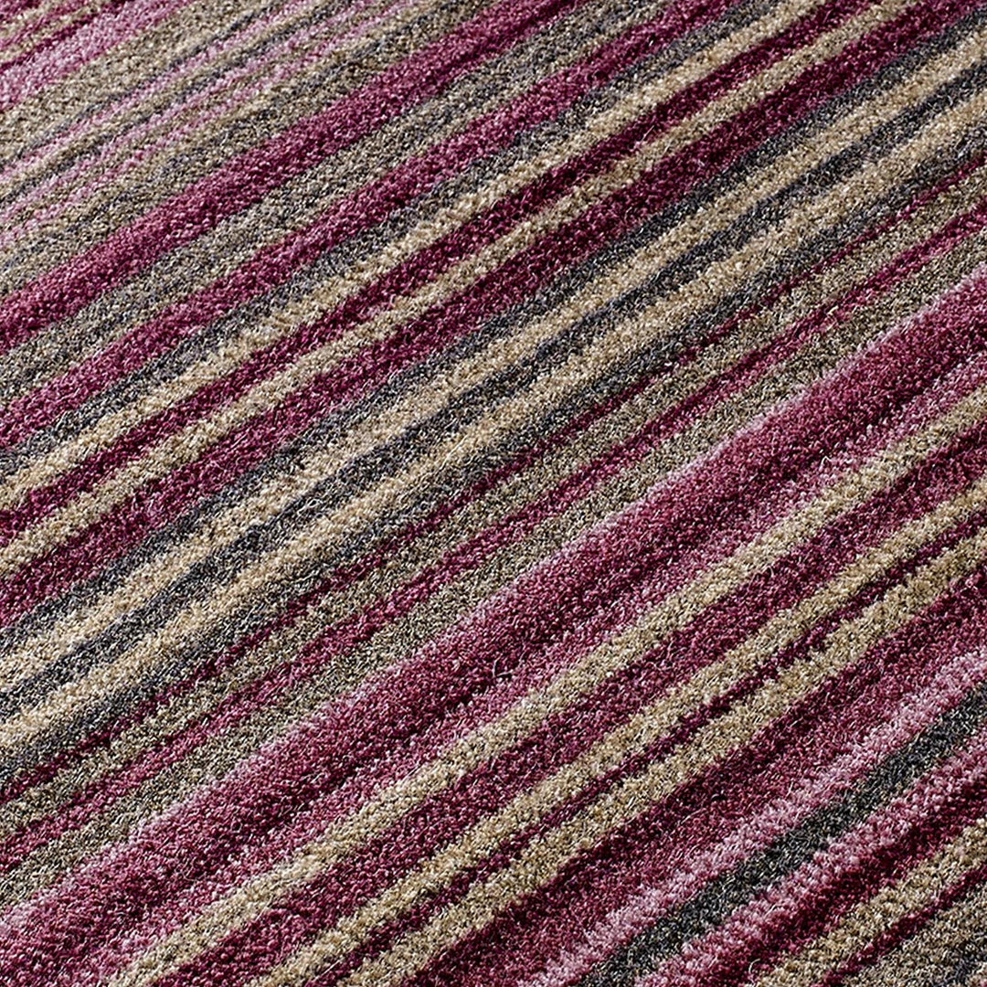 Xrug Wool Rug Handmade Purple Modern Striped Living Room Bedroom Carpet Thick Mat Runner New 3 Xrug Wool Rug Handmade Purple Modern Striped Living Room Bedroom Carpet Thick Mat Runner New