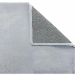 Xrug Silver Grey Rug Super Soft Plain Living Room Bedroom Carpet Short Pile Area Mat