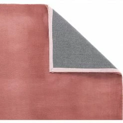 Xrug Modern Dusky Pink Rug Super Soft Plain Living Room Bedroom Carpet Short Pile Area Mat