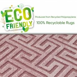 Xrug Outdoor Rugs Outdoor Rug Pink Decking Patio Garden SOFT Polypropylene Woven Mat Large Small