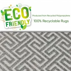 Xrug Outdoor Rugs Outdoor Rug Grey Large XL Small Patio Garden Decking Geometric Soft Woven Mat