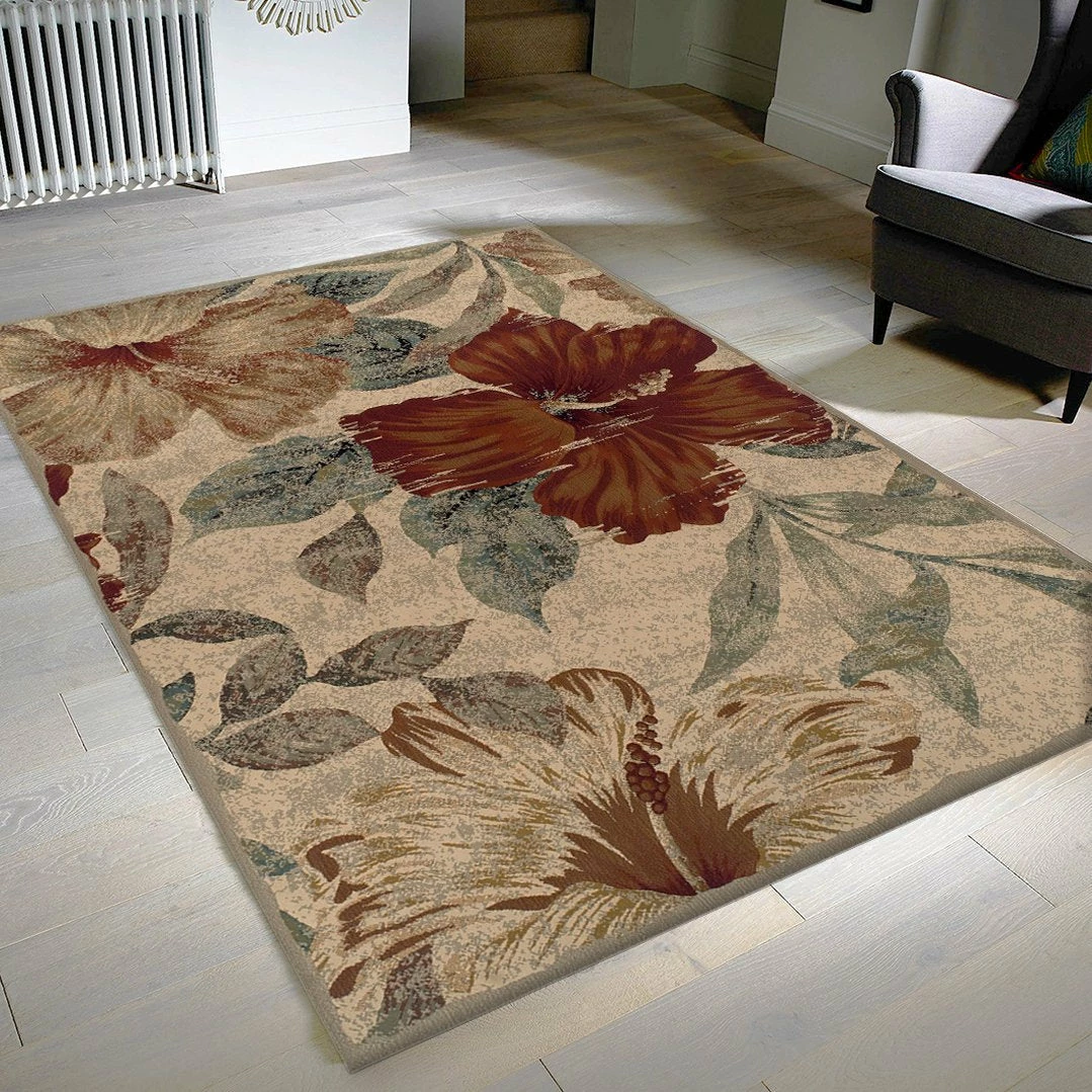 Xrug Beige Floral Rug Distressed Vintage Design Large Small Runner Modern Rug For Living Room Bedroom 1 Xrug Beige Floral Rug Distressed Vintage Design Large Small Runner Modern Rug For Living Room Bedroom