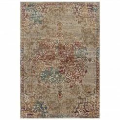 Xrug Vintage Distressed Rug Floral Oriental Pattern Large Small Runner Carpet Living Room Bedroom Mat Modern
