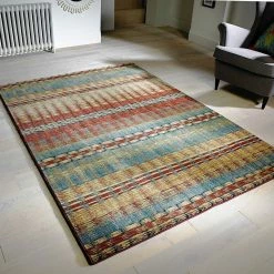 Xrug Colorful Rug Modern Striped Design Multicoloured Carpet Large Small Runner Floor Mat For Living Room Bedroom