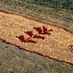 Xrug Colourful Rug Nomad Geometric Blue Rust Beige Tribal Ethnic Pattern Multicoloured Handwoven Look For Living Room Bedroom Extra Large Small Hallway Runner Modern