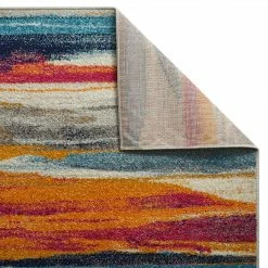Xrugs Multicoloured Abstract Rug For Living Room Bedroom Large Small Striped Carpet Modern