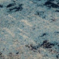 Xrugs Distressed Rug Blue Grey Abstract Carpet Large Small For Living Room Bedroom Mat