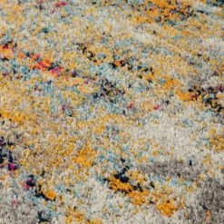 Xrugs Distressed Abstract Rug Multicoloured Carpet Large Small For Living Room Bedroom