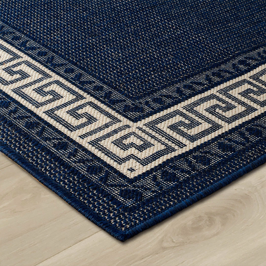 Xrugs Navy Rug Carpet Non Slip Blue Greek Key Border Style Kitchen Mat Small Large Runner Modern 2 Xrugs Navy Rug Carpet Non Slip Blue Greek Key Border Style Kitchen Mat Small Large Runner Modern
