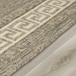Xrugs Grey Runner Rug Non Slip Greek Key Border Style Kitchen Hallway Long Runner Durable Carpet Mat 10 Xrugs Grey Runner Rug Non Slip Greek Key Border Style Kitchen Hallway Long Runner Durable Carpet Mat