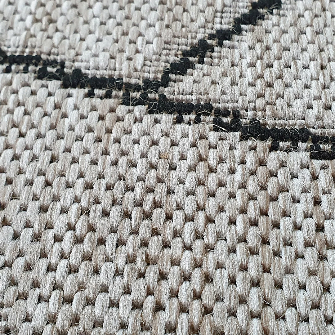 Xrugs Grey Kitchen Rug Flat Weave Small Large Runner Geometric Patterned Flat Pile Mat