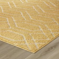 Xrug Outdoor Rugs Outdoor Rug Yellow Moroccan Trellis Pattern Mustard Geometric Mat For Garden Patio