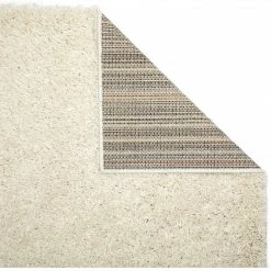 Xrug Modern Cream Fluffy Rug Large Small Runner 4cm Long Pile For Bedroom Living Room White Cream Shaggy Carpet Mat