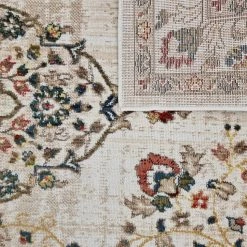 Xrugs Modern Beige Oriental Rug Traditional Carpet Large Small Living Room Bedroom Mat