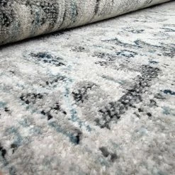 Xrugs Vintage Distressed Rug Grey Blue Faded Oriental Design Large Small Bedroom Carpet Modern