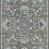 Xrugs Traditional Oriental Rugs Grey Blue Colours Border Floral Pattern Large Carpet Modern