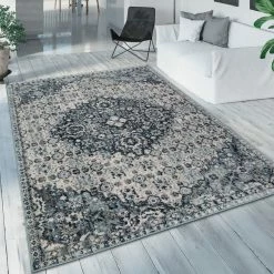 Xrugs Vintage Oriental Rug Grey Blue Large Small Traditional Modern Bedroom Carpet Mat